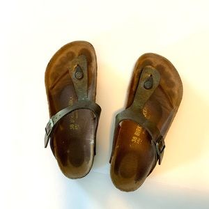 Womens Birkenstock Gizeh Bronze 38